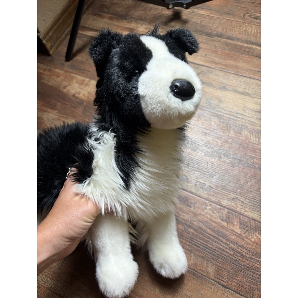 BASS PRO Douglas Toys BORDER COLLIE PLUSH Black / White DOG